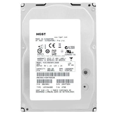 Hard Drive HGST HUS156030VLS600 300GB 15 000Rpm SAS II 3.5" Inch - Image 1 of 4