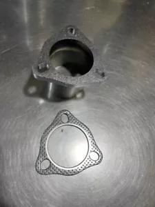3 bolt exhaust flange with gasket repair for civic integra crx EG 2.5 inch pipe - Picture 1 of 9