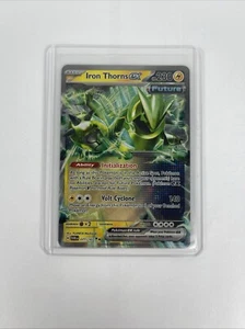 Juego de Cartas Coleccionables Pokémon Espinas de Hierro ex Escarlata y Violeta-Crepúsculo Mascarada 077/167 Holo - Imagen 1 de 10