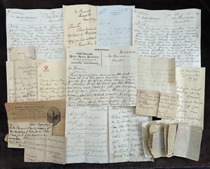 Victorian Water Divining 1890 Briefe an einen Wasserwahrsager einschließlich John Mullins - Bild 1 von 6