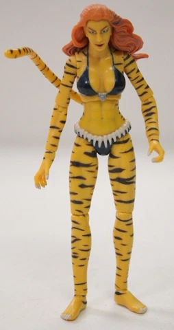 Marvel Legends Tigra 6" Action Figure Walmart Exclusive Avengers Hasbro 2009 Cover
