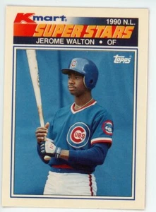 1990 TOPPS KMART SUPERSTARS #7 - JEROME WALTON - CHICAGO CUBS - Picture 1 of 1