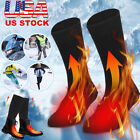 Winter Electric Thermal Heated Socks Feet Warmer Battery Men Women Skiing