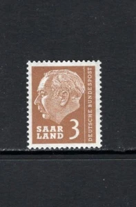 SAAR 1957 3 fr PRESIDENTE THEODOR HEUSS SC 265 montado sin montar o nunca montado - Imagen 1 de 1
