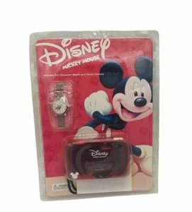 VTG Disney Mickey Mouse Fun Child Character Watch & 35mm Camera Set  New Sealed - Picture 1 of 3