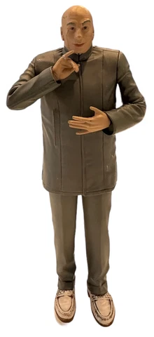 Dr. Evil 6” Action Figure Loose Austin Powers McFarlane Toys 1999 Cover