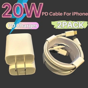 Latest Upgraded 20W PD Type C Fast iPhone Charger For iPhone 14 13 12 11 Pro Max - Picture 1 of 24