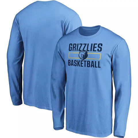 Memphis Grizzlies Men's Iconic Box Tech Long Sleeve Tee - FREE SHIPPING Cover