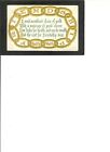ANTIQUE PC "Friendship" 2-26-1911 Springfield, MA.   Gold Chain & Poem