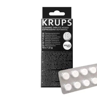 Cleaning Tablets Pack 10 XS3000 For Krups Coffee Makers - Image 1 of 4