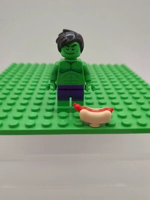 LEGO Халк фиолетовый шорты минифигурка 10782 Marvel Spider-man мини фигурка с хот-догом - Изображение 1 из 2