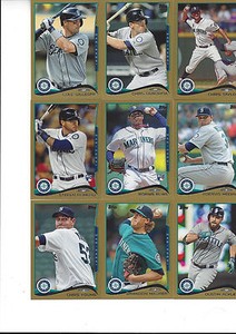 2014 Topps Update Gold #/2014 Yoervis Medina Seattle Mariners US 265