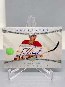 24-25 Dennis Gilbert #AF-DG Calgary Flames UD artefactos hechos automáticos - Imagen 1 de 2