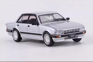 SHADOW 1/64 Escala Peugeot 505 Sedán Plateado Diecast Coche Modelo Juguete Regalo Nuevo en Caja - Imagen 1 de 5