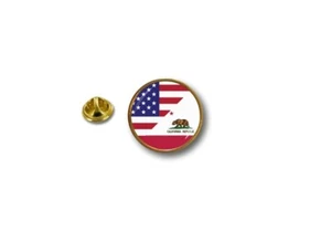 spilla pin pin's spille spilletta giacca badge moto bandiera california usa - Imagen 1 de 1