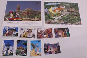 disney world of postage stamps lesotho mickey visits taiwan - Picture 1 of 6