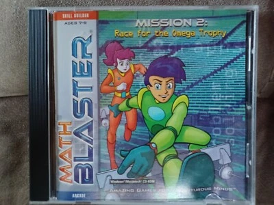 MATH BLASTER MISSION 2 Race for the Omega Trophy PC CD-ROM - Image 1 of 3