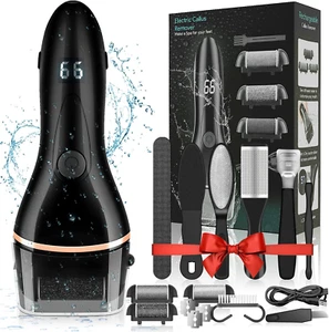 Electric Foot File Callus Remover for Feet, Rechargeable Pedicure Kit Foot Care - Picture 1 of 9