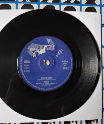 Cream Eric Clapton Strange Brew 1967 UK 45 7" Vinyl Mono Tales Of Brave Ulysses - Image 1 of 4