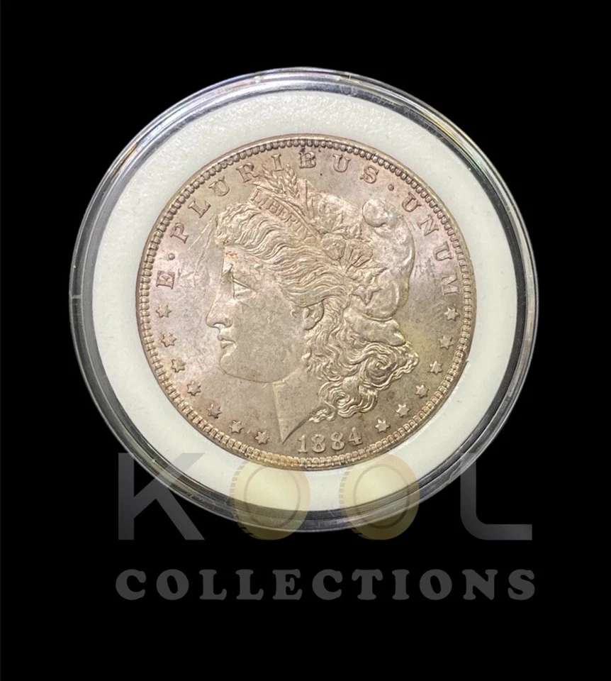 USA 1884 Morgan Dollar Silver Coin - Image 1 of 2