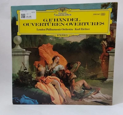 Handel - Overtures (Karl Richter/London Philharmonic) - Music Vinyl Record - Image 1 of 4