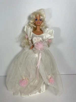 Muñeca Barbie Novia Romántica Mattel #1861 Hermoso Vestido Rubia Barbie 1992 Foto 1 de 4