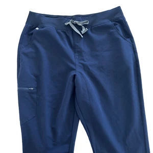 Figs Women's Jogger Scrub Pants Blue/Navy Medical SZ XXL - Picture 1 of 4