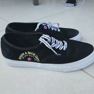 Vans U Radically Happy Era skate shoes US Men 8.5 Women’s 10 Black Lace Up - Picture 1 of 10