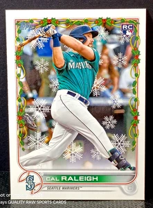 2022 Topps Holiday CAL RALEIGH RC-Rookie #HW175 **MINT**QRSC** - Picture 1 of 11