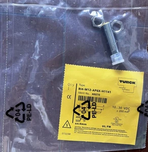 NUEVO Sensor Interruptor de Proximidad Inductivo Turck BI4-M12-AP6X-H1141 - Imagen 1 de 2