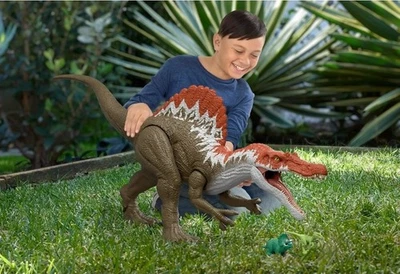 Total Super Colossal Spinosaurus Jurassic World Dinosaur Toy 36 Inch Mattel 4+ - Image 1 of 4
