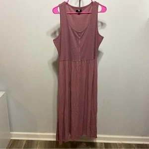 Frye Pink Maxi Dress Sleeveless Size XL - Picture 1 of 7