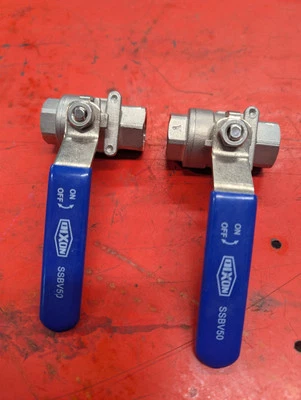 2-Qty.Dixon SSBV50 Ball Valves 1/2" NPT **NEW**FREE SHIPPING** - Image 1 of 4