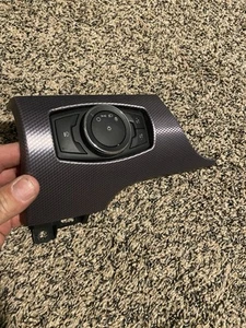 15-17 Mustang GT Dash Headlight Switch & Bezel Trim Cover OEM Carbon Fiber Panel - Picture 1 of 4