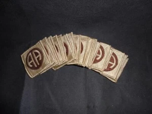 US Army 82nd Airborne Division Desert Subdued Cloth Sleeve / Arm Patches x 20 - Bild 1 von 2