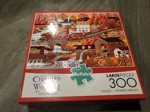 Charles Wysocki Waterfall Valley 300 große Teile Puzzle Neu Buffalo Games - Bild 1 von 3