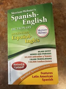 Merriam-Webster's Spanish-English Dictionary, New Copyright 2016 -new - Picture 1 of 4