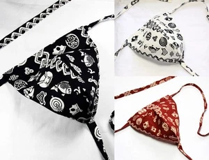Ropa Interior Japonesa para Hombres Onaga Kuroneko Fundoshi Estampado Tradicional en 3 Colores - Imagen 1 de 8