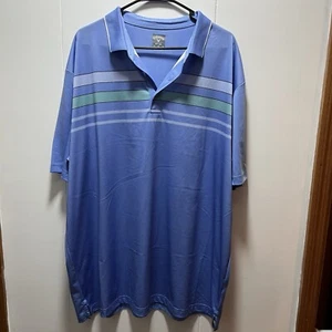 Callaway Opti Dri Men's Size 2XL XXL Blue Polo Shirt Golf Colorblock - Picture 1 of 6