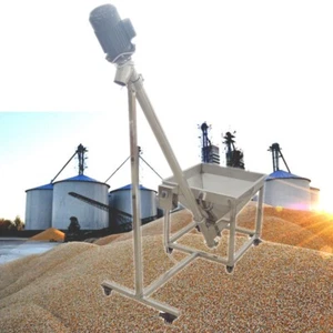 Incline Auger Spring Screw Conveyor Feeder 750W 220V Grain Feeder - Picture 1 of 24