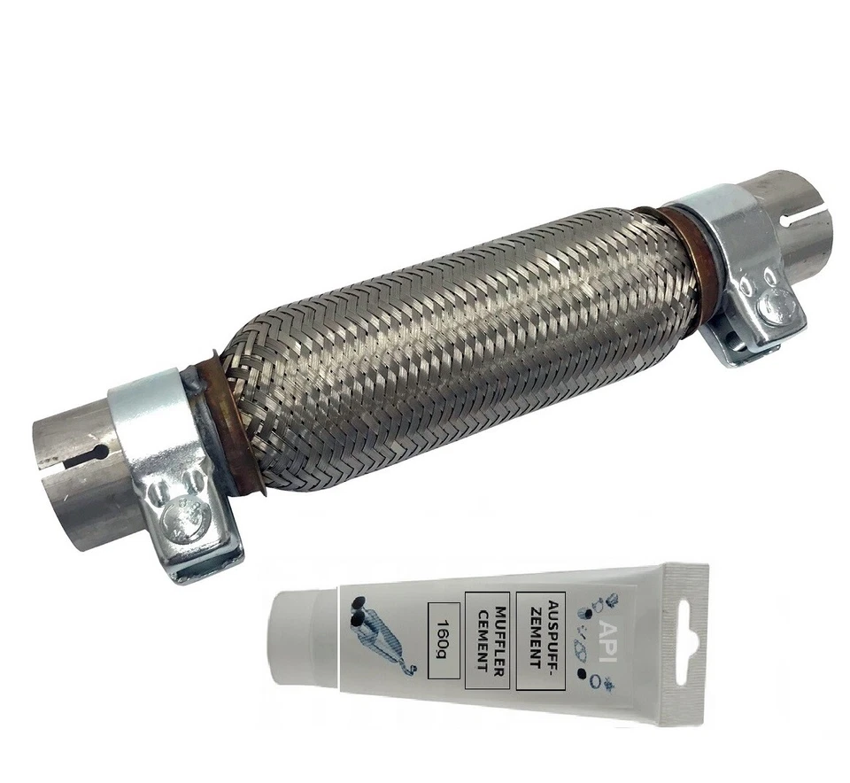 Flexrohr Vorderrohr Montage ohne Schweißen 55 x 200 x 310m + Cement - Bild 1 von 4