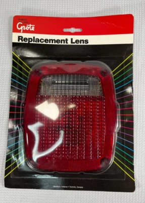 Grote 91302-5 Red Replacement Lens for 5097 Marker Tail Light SAE DOT - Imagem 1 de 4