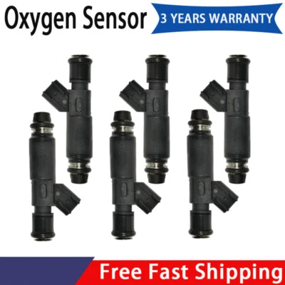 6Pcs Fuel Injector FJ826 For 2001-1007 Ford Mondeo 2.5L 2002-2006 Mazda MPV 3.0L Foto 1 de 4