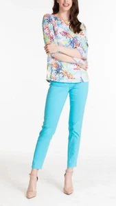NEW SlimSation by Multiples Women's Ankle Pants with Tummy Control. Size 6. - Picture 1 of 7