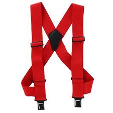 New Perry Suspenders Men's Elastic Outback Side Clip Ubee Trucker Suspenders