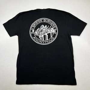Bridge Burners Anonymous Anarchist lustiges Unfug T-Shirt Gr. L doppelseitig - Bild 1 von 6