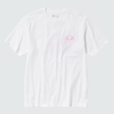 Uniqlo x KAWS Men’s Large Short Sleeve Exclusive Companion White/Pink TShirt NWT
