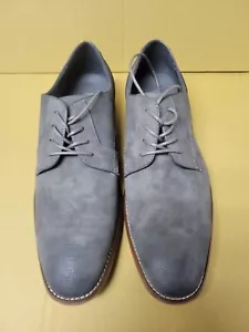Kenneth Cole Unlisted Blake Buck Grey Men's Dress Shoes Size 9 US - Afbeelding 1 van 11