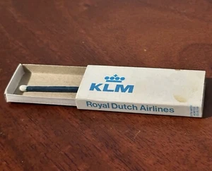 Vintage Matchbox KLM Royal Dutch Airlines Ritmeester sigari olandesi *DIFETTI MACCHIATI - Foto 1 di 15