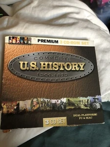 complete Topics US History 1500 To 1895 , 3 CD Set PC & MAC Unopened - Picture 1 of 6